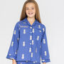 Personalised Girls Cotton Pineapple Pyjamas, thumbnail 2 of 7