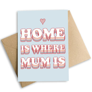 Home Is Where Mum Is, Birthday Gift Box With Candles, 4 of 8