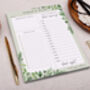 Botanical Daily Planner Desk Pad, thumbnail 1 of 4