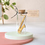 Saxophone Personalised Message Bottle Gift, thumbnail 2 of 4