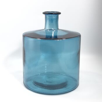 Recycled Glass Vase | 26cm 'Frances' | Five Colours, 2 of 6