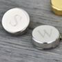 Monogram Personalised Button Cover Cufflinks, thumbnail 6 of 12
