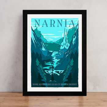 Narnia Vintage Style Travel Poster, 2 of 3