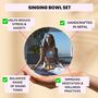 Singing Bowls Set Tibetan Bowls Meditation Gifts, thumbnail 3 of 7