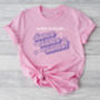 When In Doubt, Dance Dance Dance T Shirt In Pink, thumbnail 4 of 10