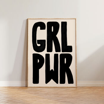 Girl Power Nursery Wall Art Print, 3 of 10