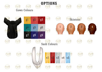 Personalised Female Triumphant Graduate Acrylic Block, 2 of 5