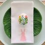 Easter Bunny Embroidered Napkin, thumbnail 4 of 4