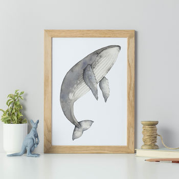 Humpback Whales Set Of Two Unframed Prints, 5 of 6