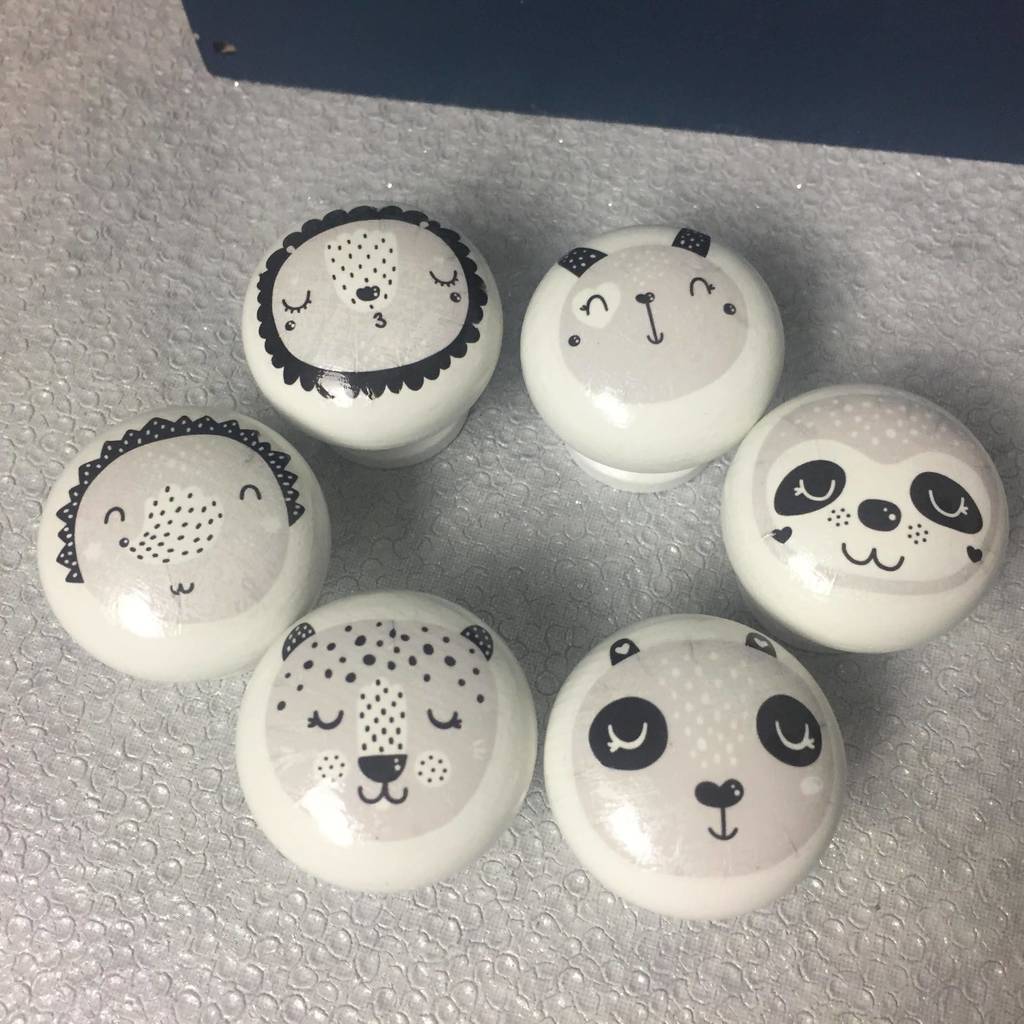 Scandinavian Animal Cupboard Drawer Nursery Knobs By Surface Candy