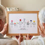 Personalised Grandparents And Grandchildren Print, thumbnail 1 of 5