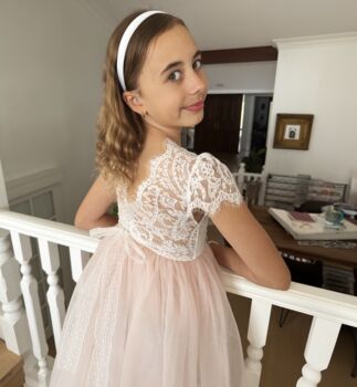 Hazel In Baby Pink ~ Flower Girl /Party Dress, 2 of 10