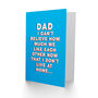 Joke Since I Moved Out Funny Father's Day Card, thumbnail 2 of 6