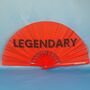 Legendary Print Giant Bamboo Hand Clack Fan, thumbnail 1 of 2
