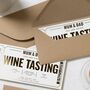 Personalised Gold Foil Wine Tasting Voucher For Parents, thumbnail 8 of 9