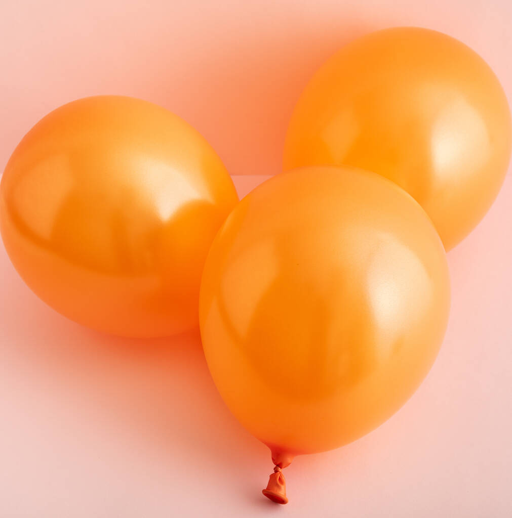 Eco Friendly Orange Latex Balloons, 1 of 3