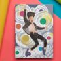 Personalised Dancing Stylised Birthday Card, thumbnail 2 of 4
