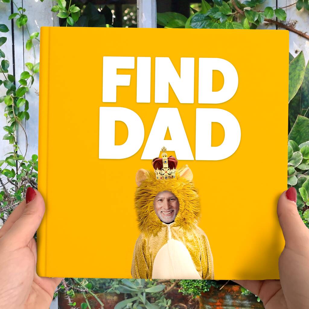 Find Dad Book Personalised Gift For Dad, 1 of 8