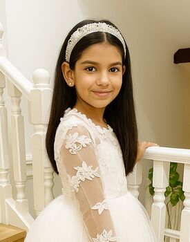 Moonlit Grace Headband With A Pink Satin Drawstring Bag // Ages Six To Adult, 3 of 4