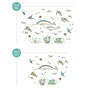 Narwhal, Sea Turtles And Fish Ocean Scene Wall Stickers, thumbnail 4 of 7