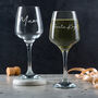 Personalised Engraved Wine Glass Gift For Wife Girlfriend, thumbnail 4 of 6