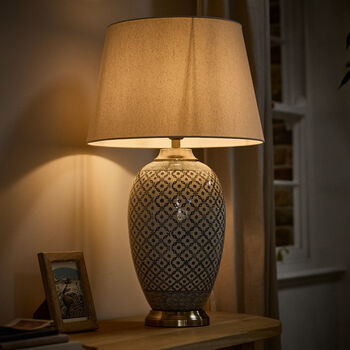 Vintage Mosaic Table Lamp, 2 of 4