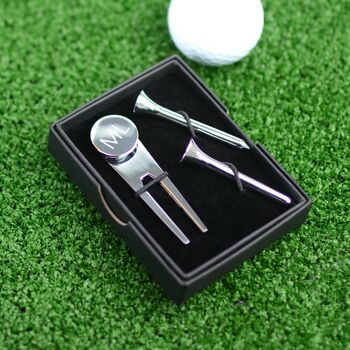 Personalised Golf Marker And Tee Set, 2 of 5