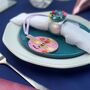 Set Of Four Bright Table Name Settings In Bauble Design, thumbnail 12 of 12