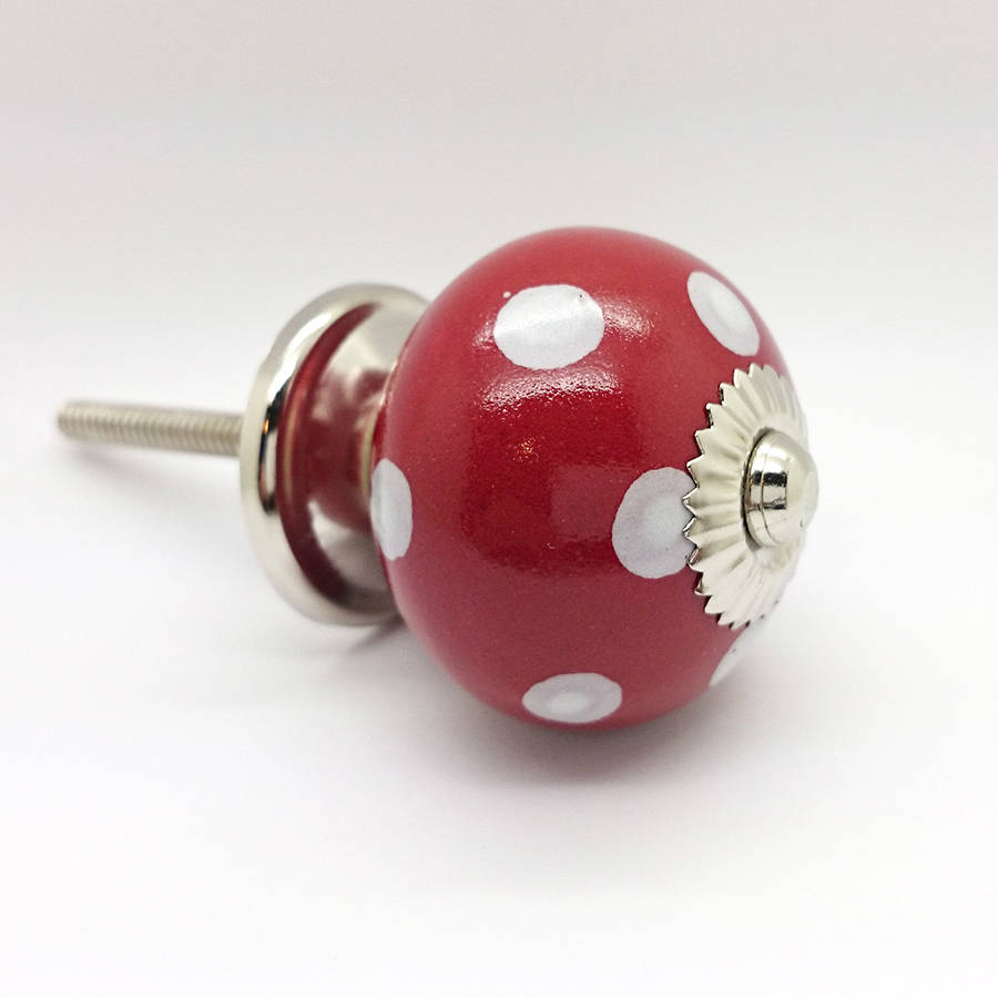 cranberry ceramic door knobs cupboard drawer handles by g decor ...