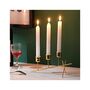 Three Arms Metal Candlestick Taper Candle Holder Stand, thumbnail 4 of 7