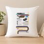 Personalised F1 Cushion Birthday Gift For All Seasons, thumbnail 2 of 11