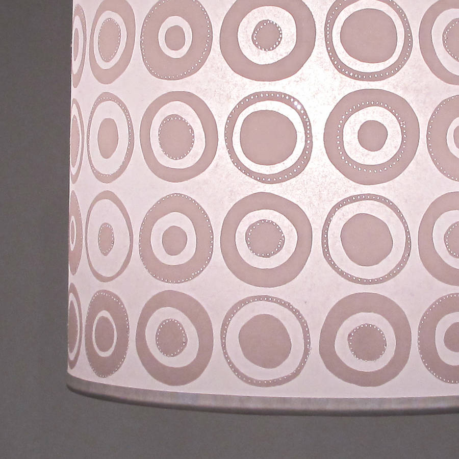 Modern Spot Tub Lampshade By Helen Rawlinson