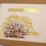 Personalised Cinque Terre Foiled Print Gift For Couples, thumbnail 6 of 7
