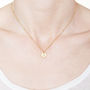 Gold/Silver Plated Coin Necklace With Initial Letter, thumbnail 5 of 5