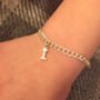 Children's Personalised Silver Initial Charm Bracelet, thumbnail 4 of 7