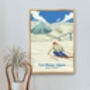 Les Deux Alpes Ski Resort France Travel Poster Print, thumbnail 10 of 12