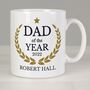 Personalised Dad Of The Year White Mug Gift, thumbnail 1 of 3