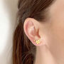 Four Leaf Clover Studs, thumbnail 4 of 12