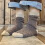 Personalised Men's Cosy Slipper Socks, thumbnail 2 of 3