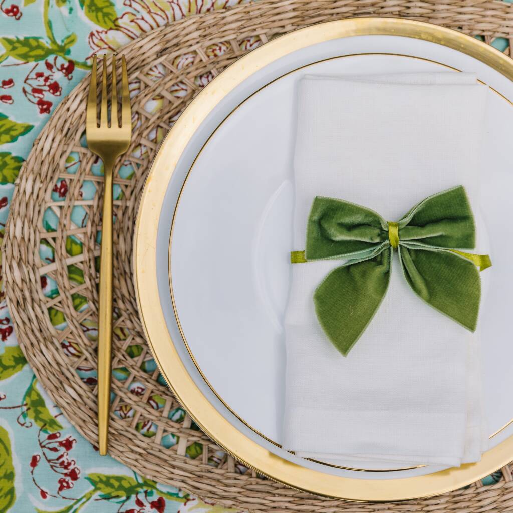 Woven Oval Seagrass Placemats Set Of Four By Truffle Tablescapes