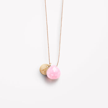 October Opal Fine Cord Birthstone Necklace, 4 of 7