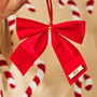 Children's Red Christmas Bow Decoration, thumbnail 1 of 2