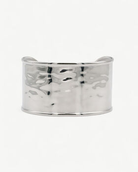 Muse Chunky Bangle Silver, 3 of 4