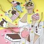 Illustrated Ice Cream Gift Tags, Large, thumbnail 2 of 11