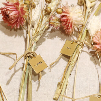 Personalised Set Of Dried Flower Place Settings, 8 of 11