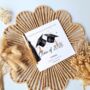 Graduation Tassel Card, Black And Gold Graduation Hats Card, thumbnail 1 of 2