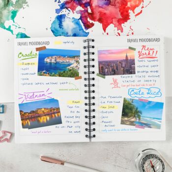 Personalised Ultimate Travel Journal | Choice Of Covers, 8 of 11