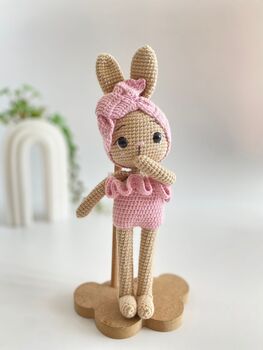 Handmade Crochet Bunny Toys For Kids, 11 of 12