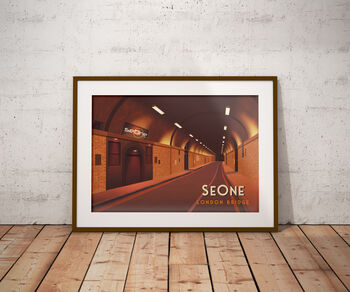 Se One Nightclub London Travel Poster Art Print, 6 of 8