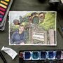 Personalised 'Special Place' Watercolour Illustration, thumbnail 4 of 12
